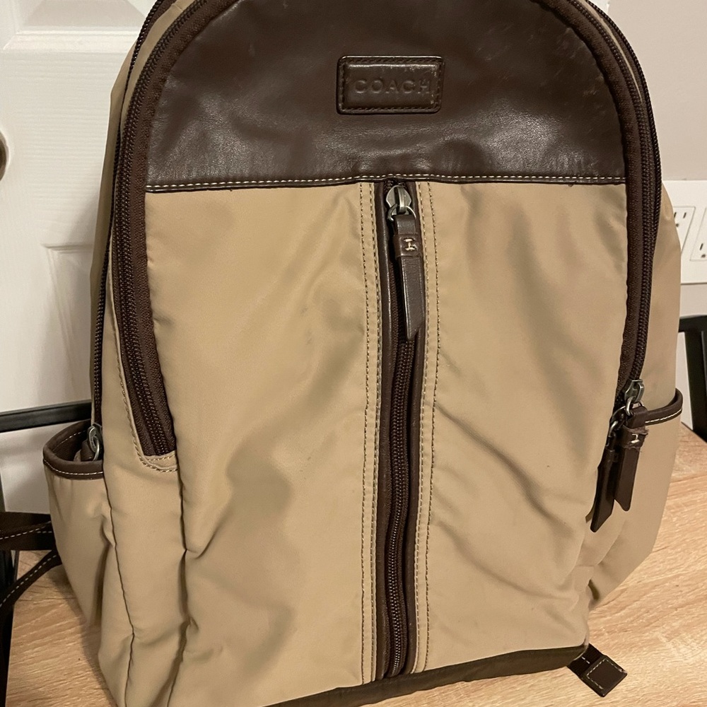 Coach nylon backpack